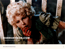 Tablet Screenshot of horrorthon.com